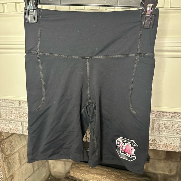 Under Armour biker shorts gamecock university of South Carolina branded - Picture 1 of 5